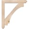 Ekena Millwork Imperial Arts and Crafts Smooth Bracket w/ Offset Brace, Douglas Fir, 5 1/2"W x 32"D x 36"H BKT0604X32X36IMP03SDF - alternate 2